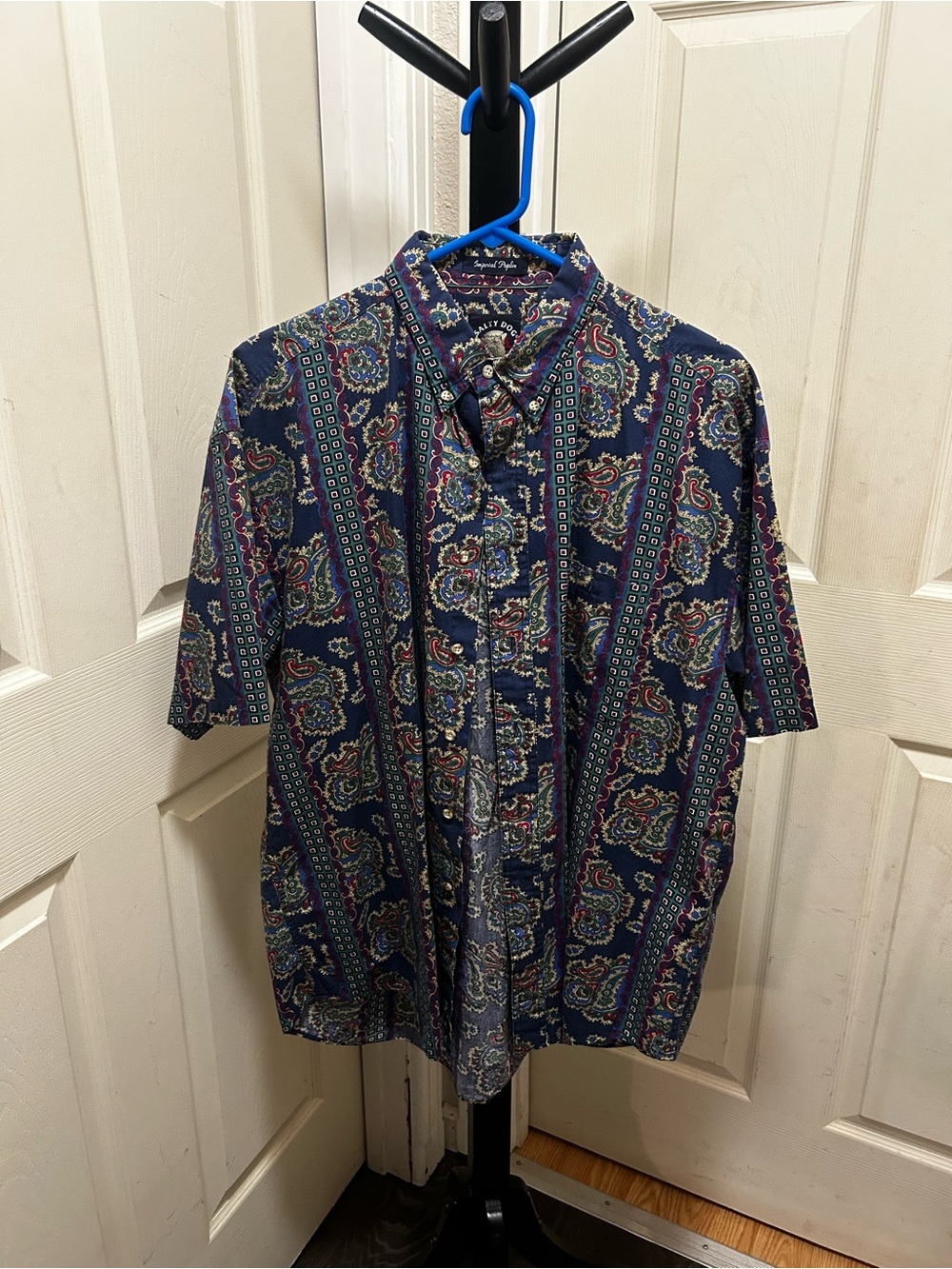 Vintage Gant Salty Dog Paisley & Stripe Poplin Shirt.